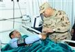 وزير الدفاع يزور مصابي حادث سيناء