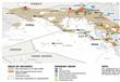 خريطة توضيحية للمناطق التي خسرتها داعش والمناطق ال