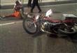 حادث تصادم بدراجة نارية                           