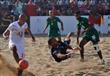 منتخب مصر للكرة الشاطئية في إحدى المباريات