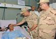 وزير الدفاع ورئيس الأركان يزوران مصابي حادث سيناء                                                                                                                                                       