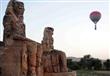 البالون الطائر يحلق فوق آثار الأقصر احتفالا بافتتاح القناة الجديدة‎                                                                                                                                     