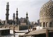 منظر لأحد قباب الجامع الأزهر                                                                                                                                                                            