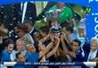 لاعبو الزمالك يرفعون كأس مصر
