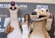 جنيفر لوبيز في افتتاح فيلم Ice Age                                                                                                                                                                      