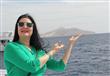 الفنانة علا رامي في زيارة لجزيرتي تيران وصنافير                                                                                                                                                         