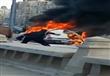 اشتعال سيارة على كورنيش الإسكندرية (5)                                                                                                                                                                  