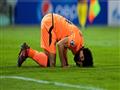 محمد صلاح يسجد احتفالا بالهدف