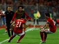 لاعبو الأهلي يحتفلون بالهدف الأول أمام النجم