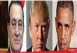 أوباما وترامب ومبارك