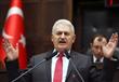 رئيس الوزراء التركي بن علي يلديريم في انقرة في 21 