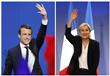 إيمانويل ماكرون ومارين لوبن                       