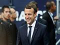 الرئيس الفرنسي ايمانويل ماكرون في 27 ايار/مايو 201