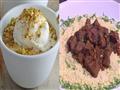  كباب حلة بالأرز والحلو أرز بلبن بالآيس كريم