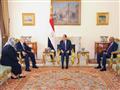 السيسي يلتقي الرؤساء الجدد للهيئات القضائية                                                                                                                                                             