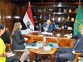 محافظ القليوبية يلتقي ممثلي منظمة العمل الدولية