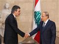 لقاء الرئيس اللبناني ووزير الخارجية الإيراني