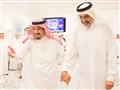 الشيخ عبدالله بن علي ال ثان مع العاهل السعودي المل