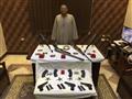 ضبط فلاح بحوزته 7 قطع أسلحة و200 طلقة