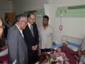 محافظا بني سويف والمنيا يزوران مصابي أتوبيس الصحراوي (2)                                                                                                                                                