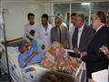 محافظا بني سويف والمنيا يزوران مصابي أتوبيس الصحراوي (4)                                                                                                                                                