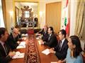 الحريري يلتقي وزير الخارجية الفرنسي 