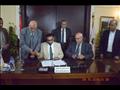 وزير التموين يشهد عقد اتفاق مع إحدى الجمعيات الأهلية4                                                                                                                                                   