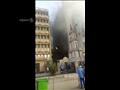 حريق مبني تابع لوزارة الكهرباء بالعباسية (4)                                                                                                                                                            