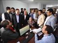 وزير البترول فى مقر تعاقد المواطنين                                                                                                                                                                     