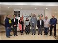 قيادات الاتحادين الدولي والإفريي خلال الجولة بالمستشفى (3)                                                                                                                                              
