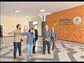 رئيس جامعة المنصورة خلال تفقده مركز التطوير المهني (2)                                                                                                                                                  