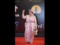الفنانة الليبية خدوجة صبري في حفل افتتاح مهرجان القاهرة السينمائي                                                                                                                                       