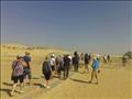 سائحون يزورون مقبرة الإله تحوت في المنيا (1)                                                                                                                                                            