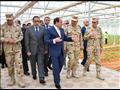 السيسي يفتتح مشروع الصوب الزراعية7                                                                                                                                                                      