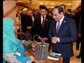 السيسي يتفقد معرض منتجات ذوي الإعاقة.jpg6                                                                                                                                                               