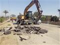 إزالة المطبات الصناعية المخالفة على طريق أسيوط  أبنوب (14)                                                                                                                                              
