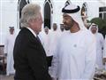 الشيخ محمد بن زايد يستقبل حسين فهمي
