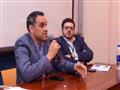 الغطريفي خلال جلسته حول استخدام البيانات في غرف الأخبار (3)                                                                                                                                             