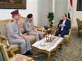 جانب من لقاء الرئيس السيسي ووزير الدفاع