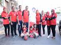 زي المنتخب ومجسم صلاح في احتفالات كفر الدوار                                                                                                                                                            