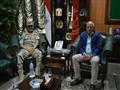 محافظ بورسعيد يستقبل مدير جمعية المحاربين القدماء
