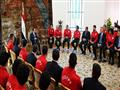 الرئيس السيسي وبعثة المنتخب قبل السفر لروسيا (5)                                                                                                                                                        