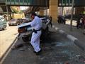 سقوط سيارة من أعلى كوبري أكتوبر وإصابة قائدها (17)                                                                                                                                                      