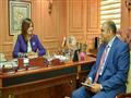 وزيرة الهجرة تلتقي بالدكتور نورالدين عبدالرحيم