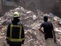 رجال الحماية المدنية خلال رفع الأنقاض  (2)                                                                                                                                                              