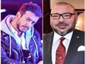 الملك محمد السادس و سعد لمجرد