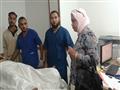 وكيل صحة البحر الأحمر تزور مصابي حادث مرسى علم  (12)                                                                                                                                                    