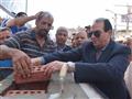 محافظ الدقهلية يضع حجر اساس ميدان الشهداء