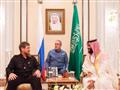 ولي العهد السعودي يستقبل الرئيس الشياشني                                                                                                                                                                