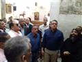 وزير الآثار أثناء تفقد الدير (2)                                                                                                                                                                        
